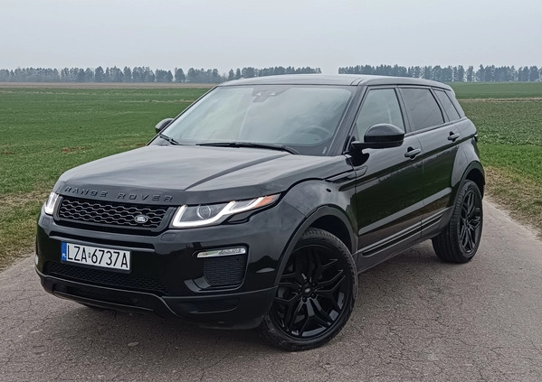 Land Rover Range Rover Evoque cena 116900 przebieg: 75000, rok produkcji 2018 z Warszawa małe 562